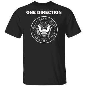 One Direction T shirt Members Names On USA Seal Tee All Day Tee 2