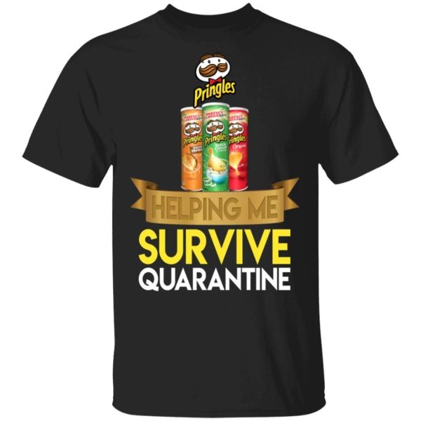 Pringles Helping Me Survive Quarantine T-shirt  All Day Tee