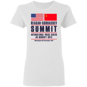Reagan Gorbachev Summit International Press Center Jw Marriot Hotel T Shirts 11