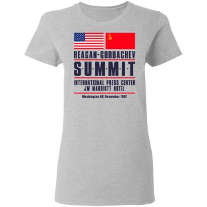 Reagan Gorbachev Summit International Press Center Jw Marriot Hotel T Shirts 12