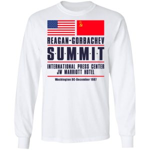 Reagan Gorbachev Summit International Press Center Jw Marriot Hotel T Shirts 3