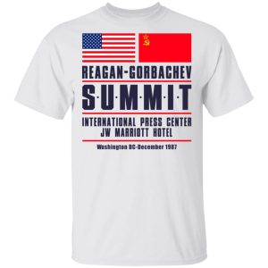 Reagan Gorbachev Summit International Press Center Jw Marriot Hotel T Shirts 8