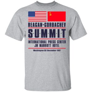 Reagan Gorbachev Summit International Press Center Jw Marriot Hotel T Shirts 9