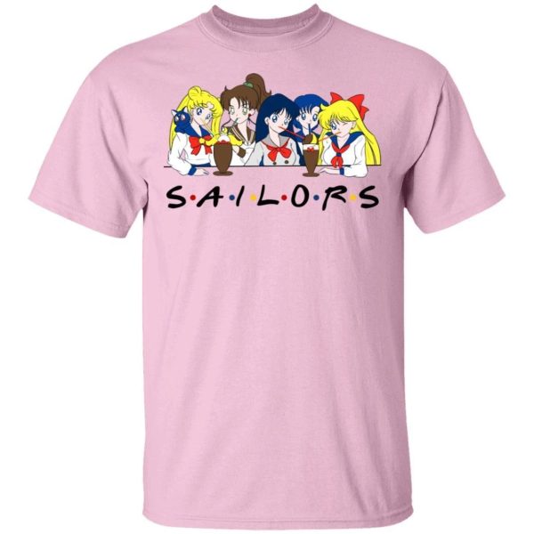 Sailors FRIENDS T Shirt Sailor Moon Anime Tee  All Day Tee