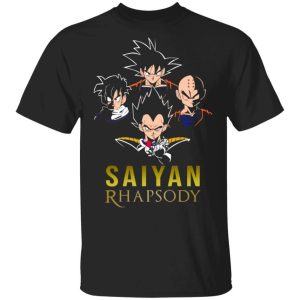 Saiyan Rhapsody Shirt Parody Anime Dragon Ball Tee All Day Tee 1