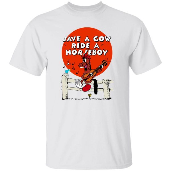 Save A Cow Ride A Horseboy T-Shirts, Hoodies