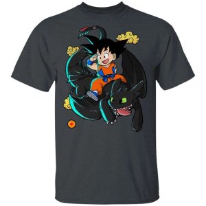 Son Goku And Toothless T shirt All Day Tee 2