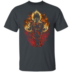 Son Goku On Fire Dragon Ball T shirt Anime Tee All Day Tee 2