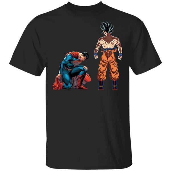 Son Goku Vs Superman T-shirt Anime Tee  All Day Tee