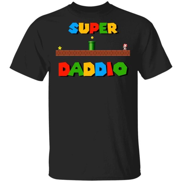 Super Daddio T-shirt Super Mario Dad Tee  All Day Tee