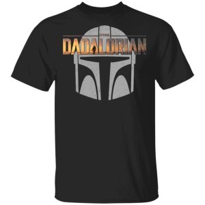 The Dadalorian Mandalorian Dad T shirt The Mandalorian Helmet Tee All Day Tee 1