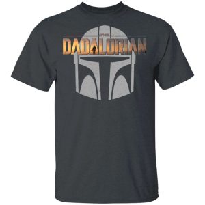 The Dadalorian Mandalorian Dad T shirt The Mandalorian Helmet Tee All Day Tee 2
