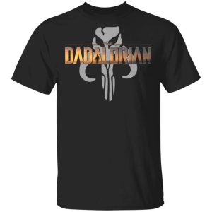 The Dadalorian Mandalorian Dad T shirt The Mandalorian Symbol Tee All Day Tee 1