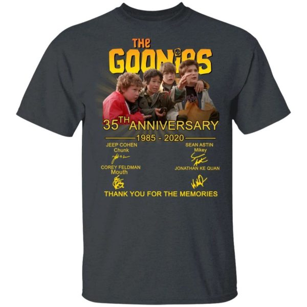 The Goonies T-shirt 35th Anniversary 1985 – 2020 Tee  All Day Tee