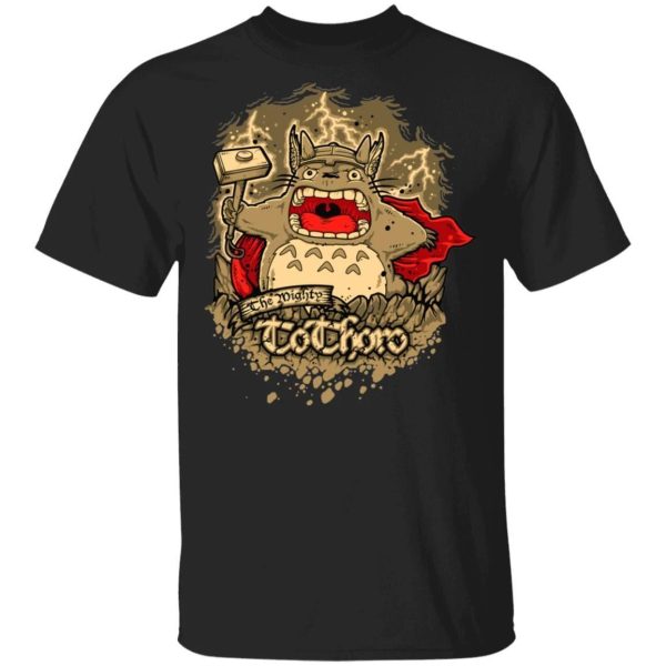 The Mighty Tothoro T Shirt Thor Mix Totoro Anime Tee  All Day Tee