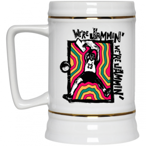 Were Jammin Bob Marley Michael Jordan 23 Mug 8