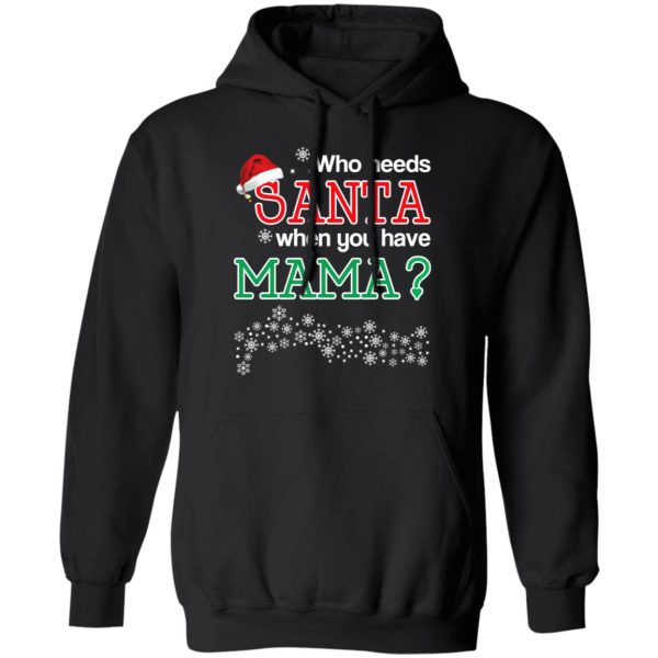 Who Needs Santa When You Have Mama Christmas Gift Shirt