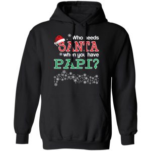 Who Needs Santa When You Have Papi Christmas Gift Shirt 6