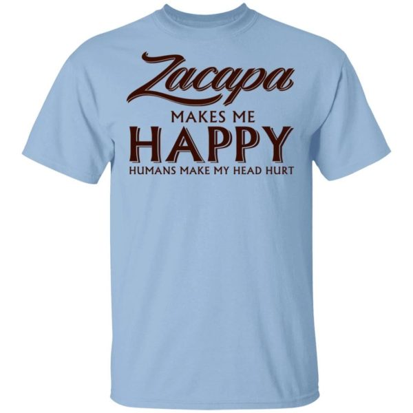 Zacapa Makes Me Happy T-shirt Rum Tee  All Day Tee