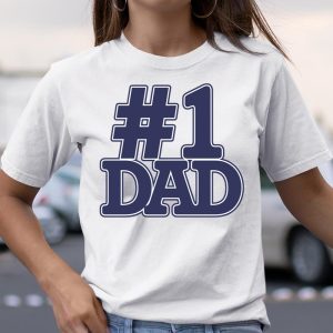 1 Dad Fathers Day T Shirt Itees Global 2