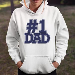 1 Dad Fathers Day T Shirt Itees Global 4