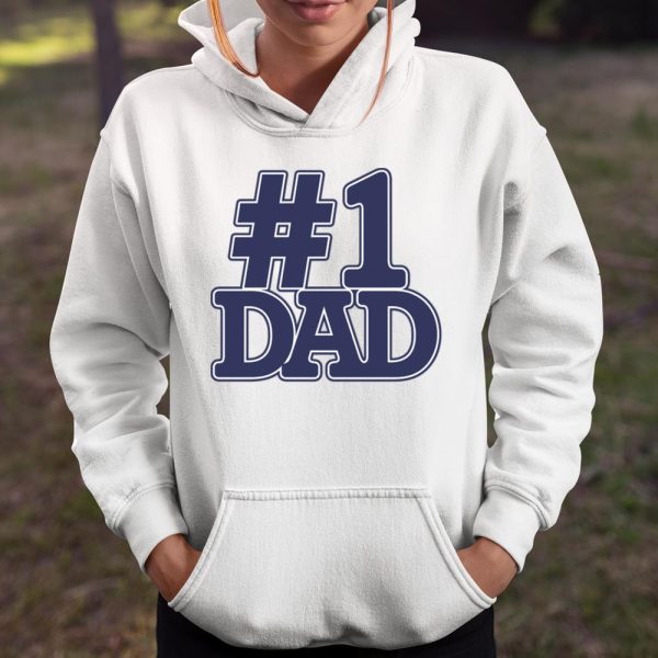 #1 Dad Father’s Day T Shirt  Itees Global