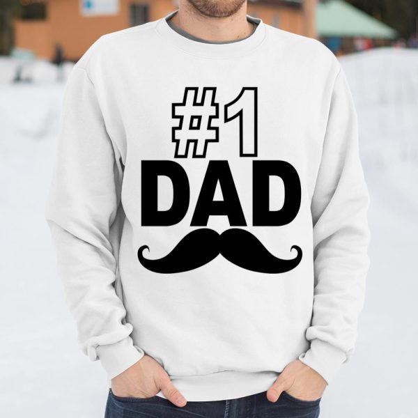 #1 Dad Funny Father’s Day T Shirt  Itees Global