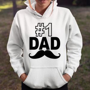 1 Dad Funny Fathers Day T Shirt Itees Global 4