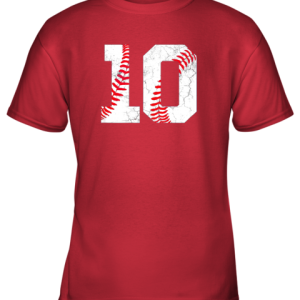 10th Birthday Shirt Baseball Boys Kids Ten 10 Tenth Gift Youth T-Shirt - 2 10th Birthday Shirt Baseball Boys Kids Ten 10 Tenth Gift Youth T Shirt 3