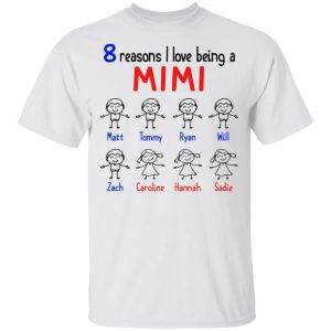 8 Reasons I Love Being A Mimi Youth T Shirt 1