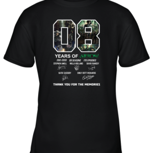 8 Years Of Arrow Thank You For The Memories Youth T Shirt 1
