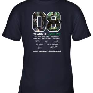 8 Years Of Arrow Thank You For The Memories Youth T Shirt 3