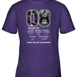 8 Years Of Arrow Thank You For The Memories Youth T Shirt 4
