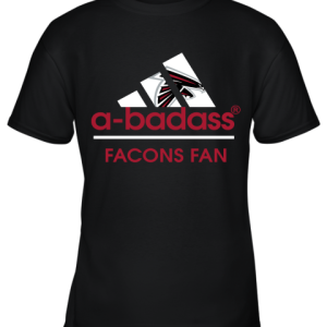 A Badass Atlanta Falcons Mashup Adidas NFL Youth T Shirt 3