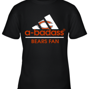 A Badass Chicago Bears Mashup Adidas NFL Youth T Shirt 4