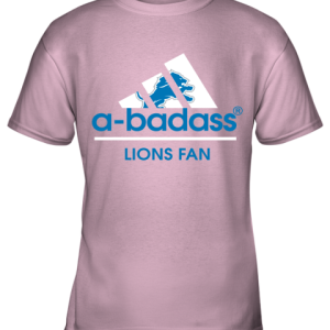 A Badass Detroit Lions Mashup Adidas NFL Youth T Shirt 2