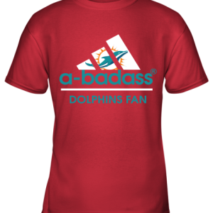 A Badass Miami Dolphins Mashup Adidas NFL Youth T Shirt 2