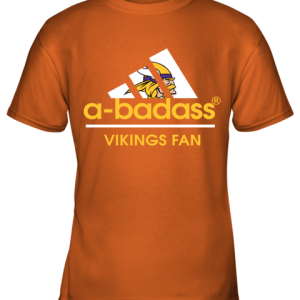 A Badass Minnesota Vikings Mashup Adidas NFL Youth T Shirt 3