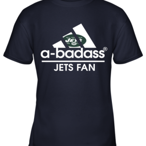 A Badass New York Jets Mashup Adidas NFL Youth T Shirt 3