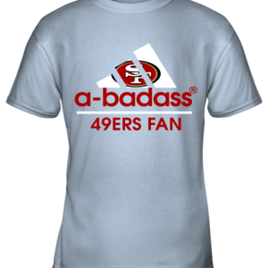 A Badass San Francisco 49ers Mashup Adidas NFL Youth T Shirt 3