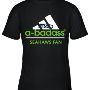 A Badass Seattle Seahawks Mashup Adidas NFL Youth T Shirt 2