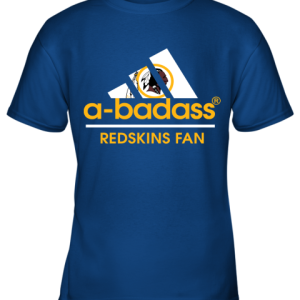 A Badass Washington Redskins Mashup Adidas NFL Youth T Shirt 4