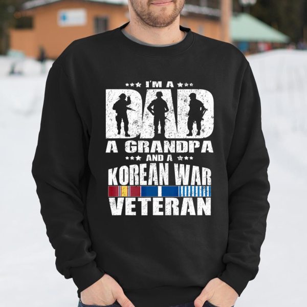 A Dad A Grandpa And A Korean War Veteran Shirt Father T Shirt  Itees Global