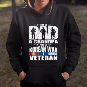 A Dad A Grandpa And A Korean War Veteran Shirt Father T Shirt Itees Global 4