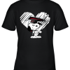 A Happy Christmas With Atlanta Falcons Snoopy Youth T-Shirt –
