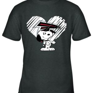 A Happy Christmas With Atlanta Falcons Snoopy Youth T Shirt 10