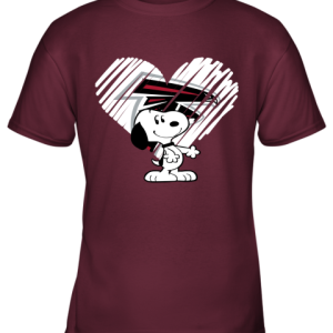 A Happy Christmas With Atlanta Falcons Snoopy Youth T Shirt 9