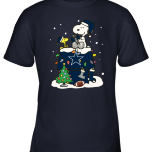 A Happy Christmas With Dallas Cowboys Snoopy Youth T Shirt 10