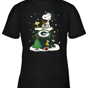 A Happy Christmas With Green Bay Packers Snoopy Youth T-Shirt - 3 A Happy Christmas With Green Bay Packers Snoopy Youth T Shirt 9