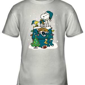 A Happy Christmas With Jacksonville Jaguars Snoopy Youth T Shirt 8